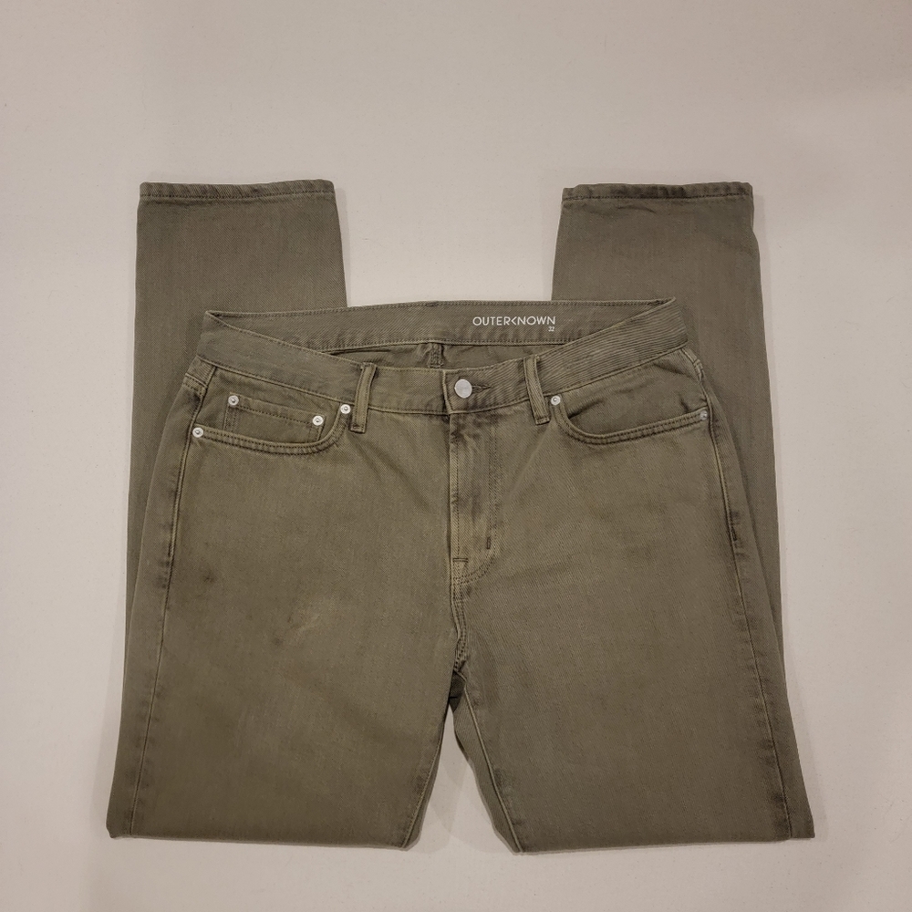 Outerknown Olive Green Men’s Jeans
